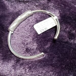 Sevilla Wire wrap sterling silver bangle